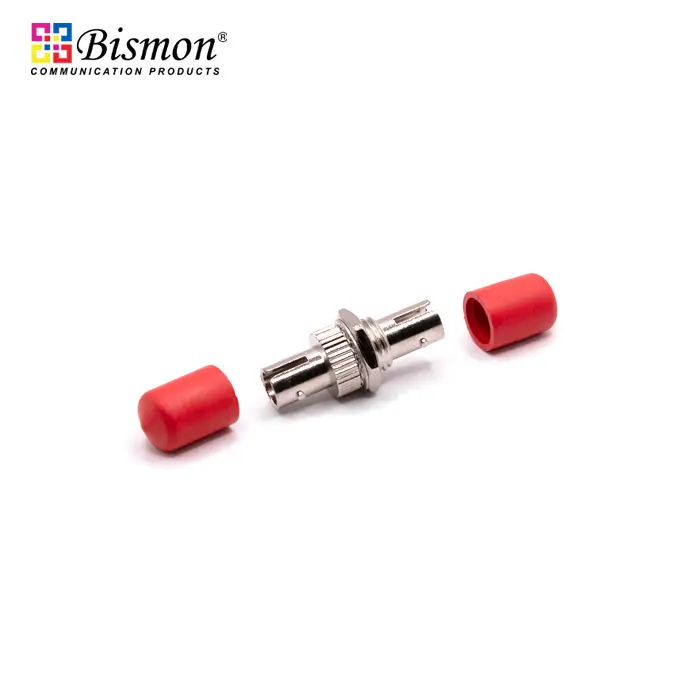 ST-Adaptor MM  Simplex Metal Housing, Phos.Bronze,Threaded Type